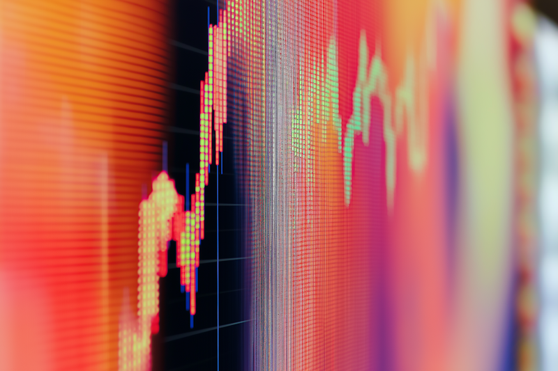 Portfolio diversification charts showing asset allocation across different investment classes